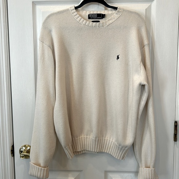 Polo Ralph Lauren Other - POLO ~SZ L ~ Ecru (cream) Men’s Sweater
